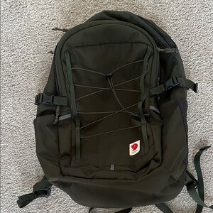 Fjallraven Dark Green Backpack